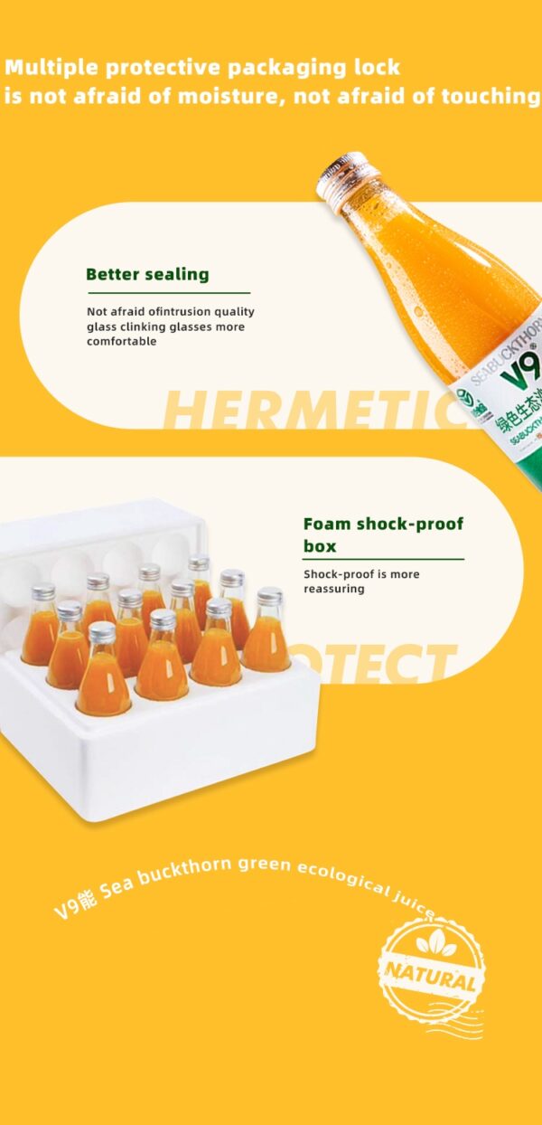 Green Ecological Sea Buckthorn Juice210ml - Image 7