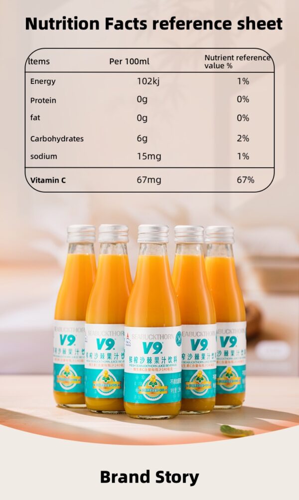 Freshly Squeezed Sea Buckthorn juice 210ml - Image 7