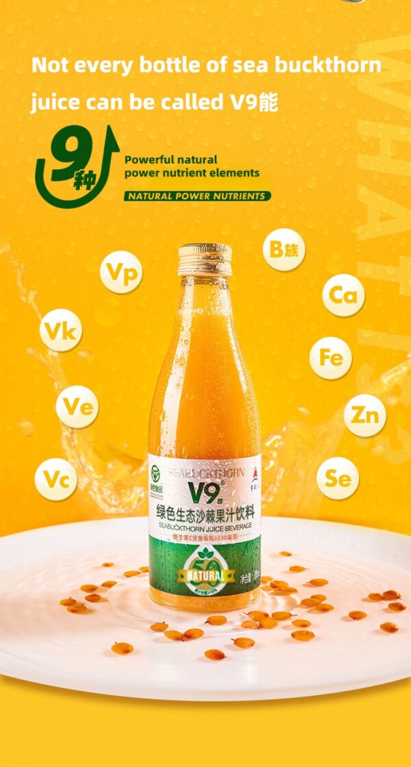Green Ecological Sea Buckthorn Juice210ml - Image 2