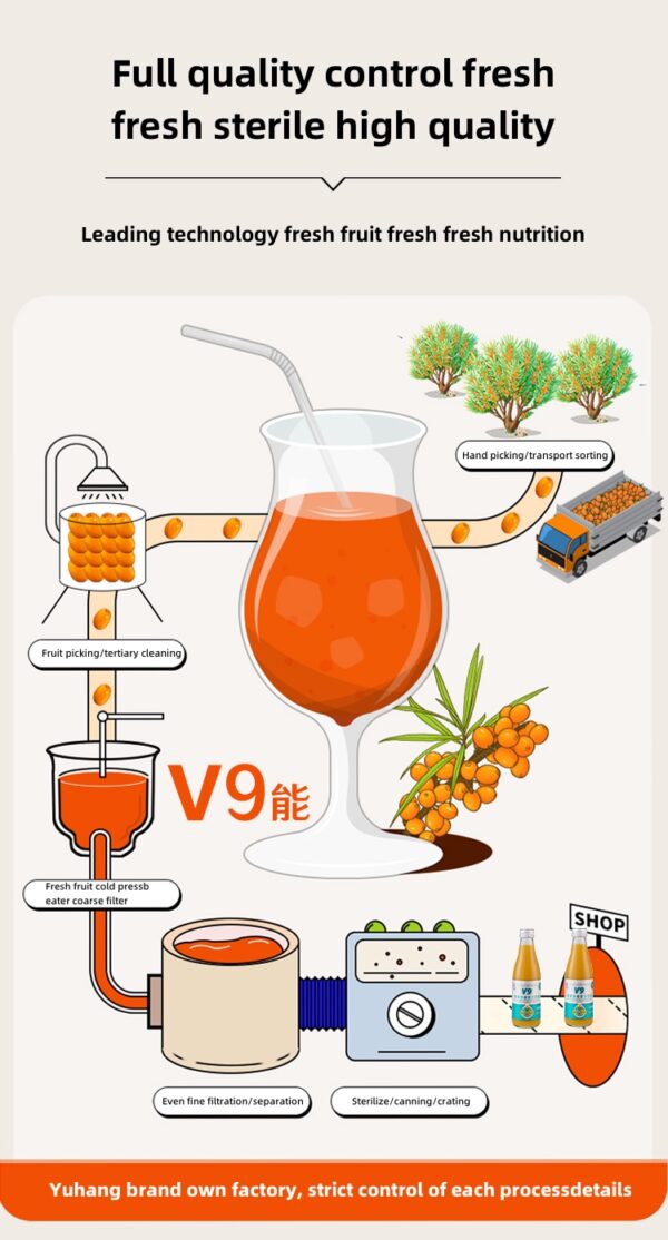 Freshly Squeezed Sea Buckthorn juice 210ml - Image 6